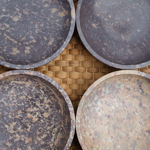 Round Natural Stone Bowl