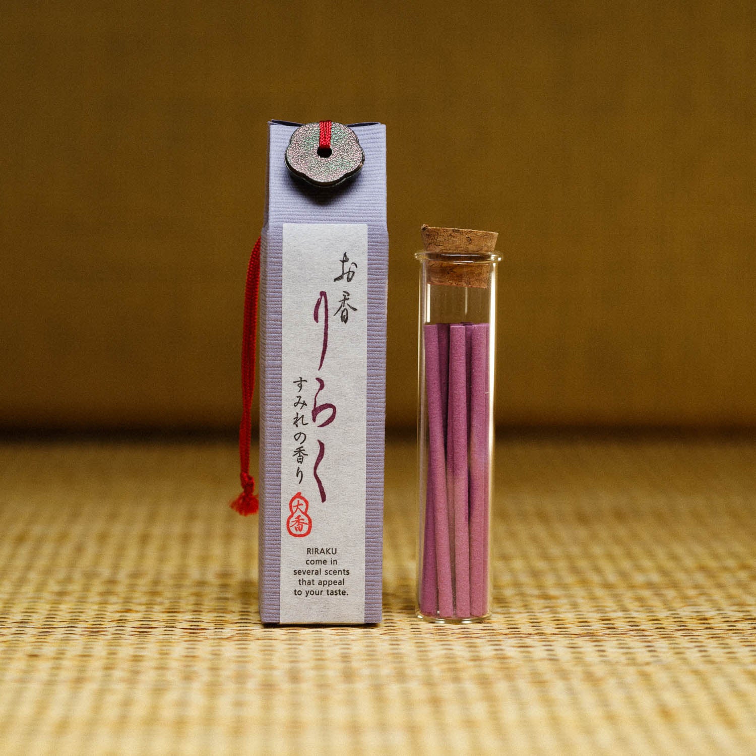 Riraku Violet Incense from Japan - Glorian