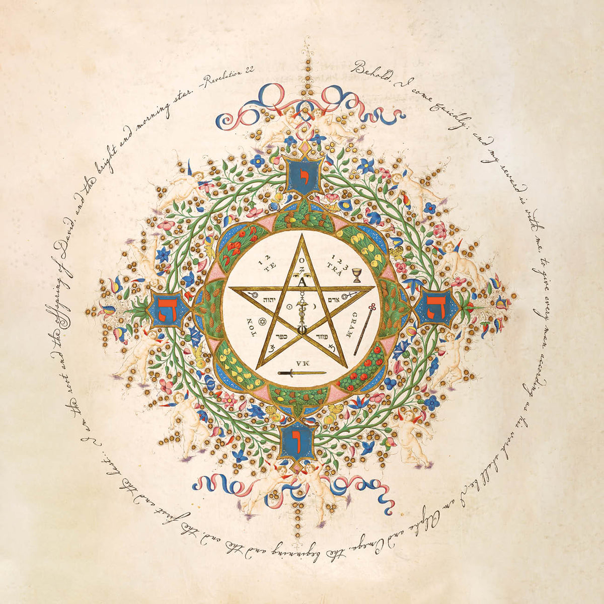 Protective Pentagram Poster [Square] on Museum Quality Matte Paper