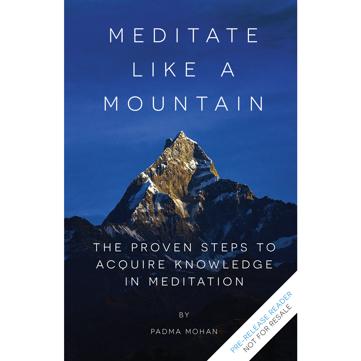 Meditate Like a Mountain PRE-RELEASE