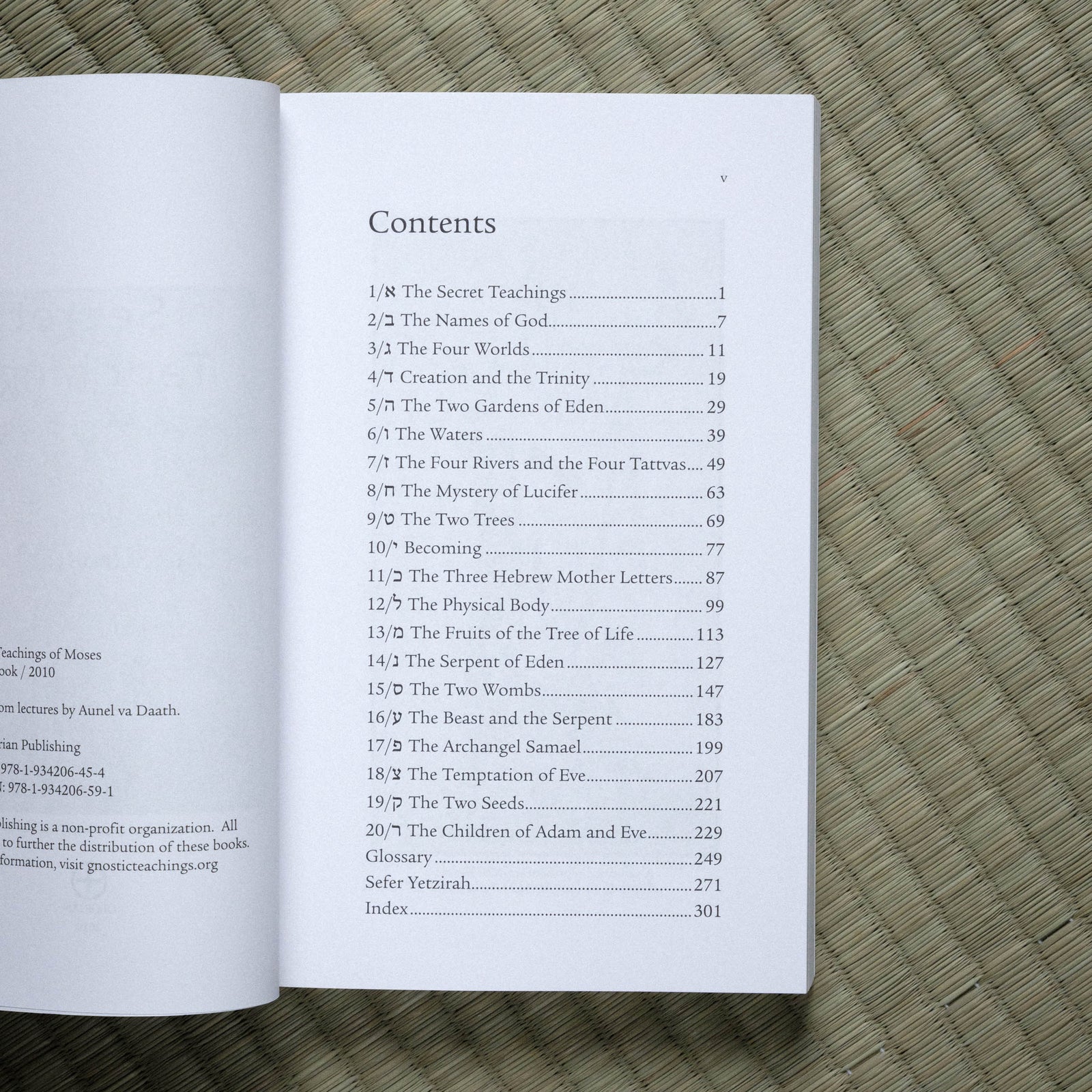 Secret Teachings of Moses