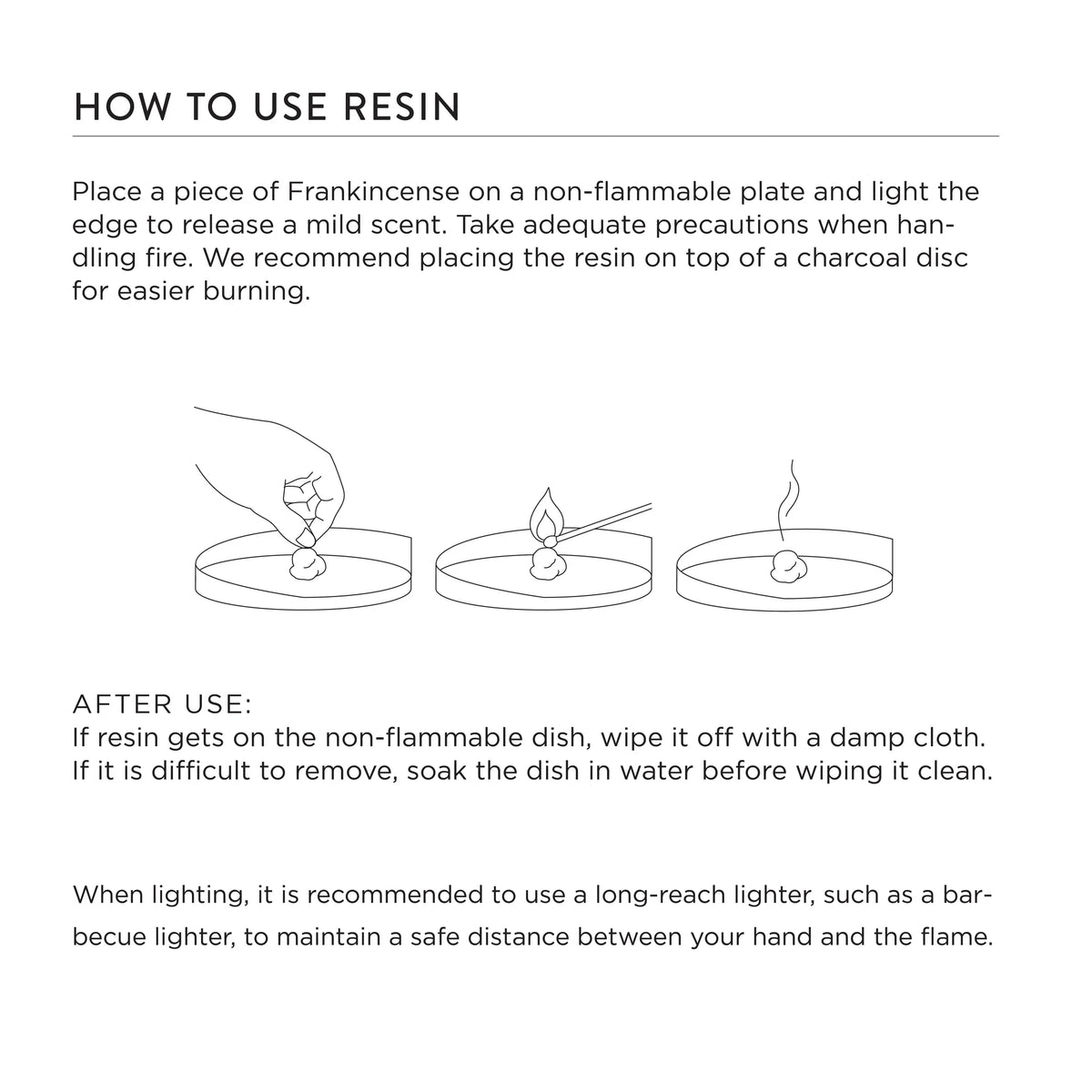 Chie Frankincense Resin Incense