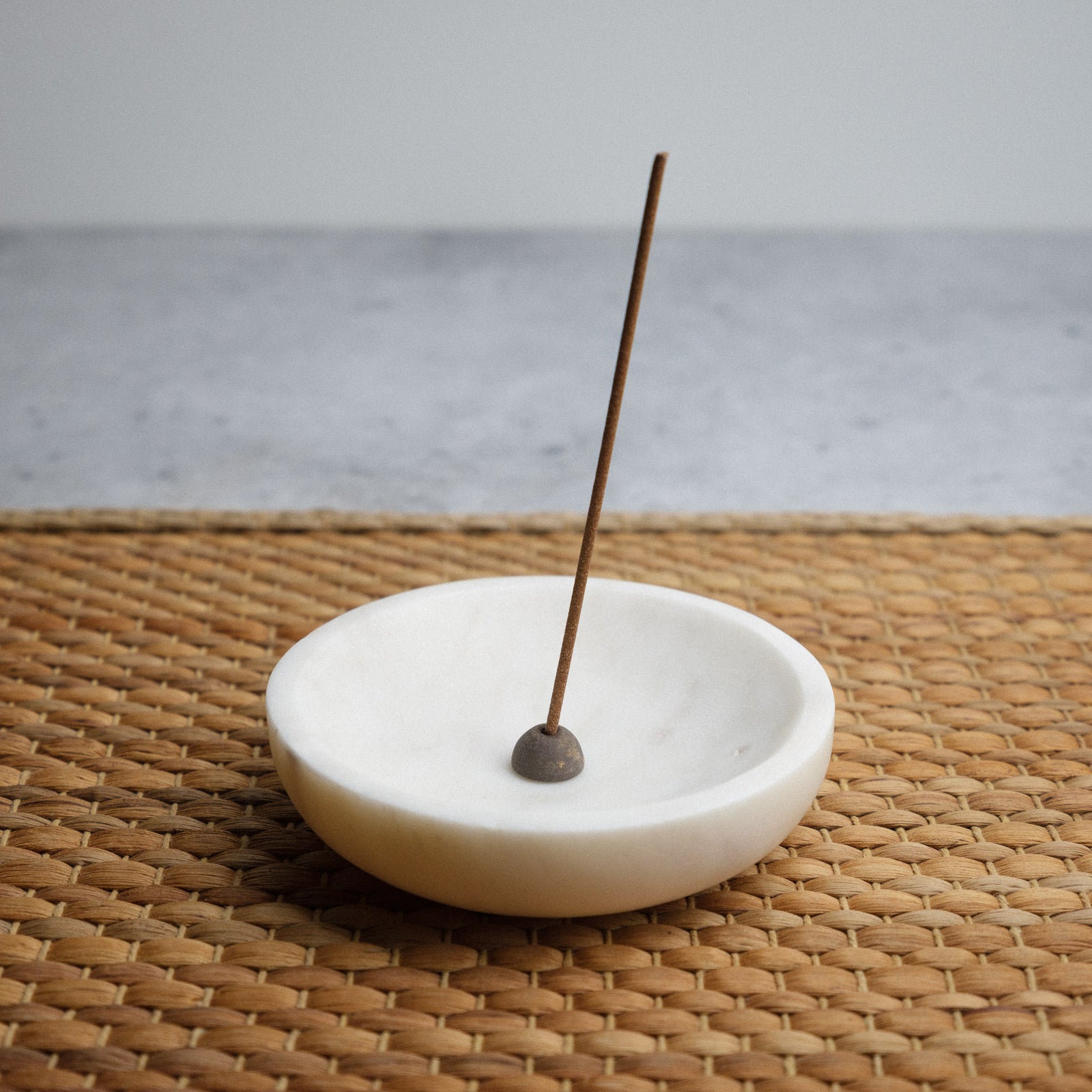 Round White Marble Bowl