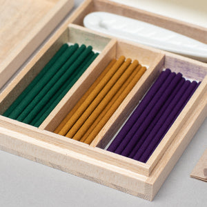 Hana-no-hana Floral Japanese Incense Premium Wooden Box Set