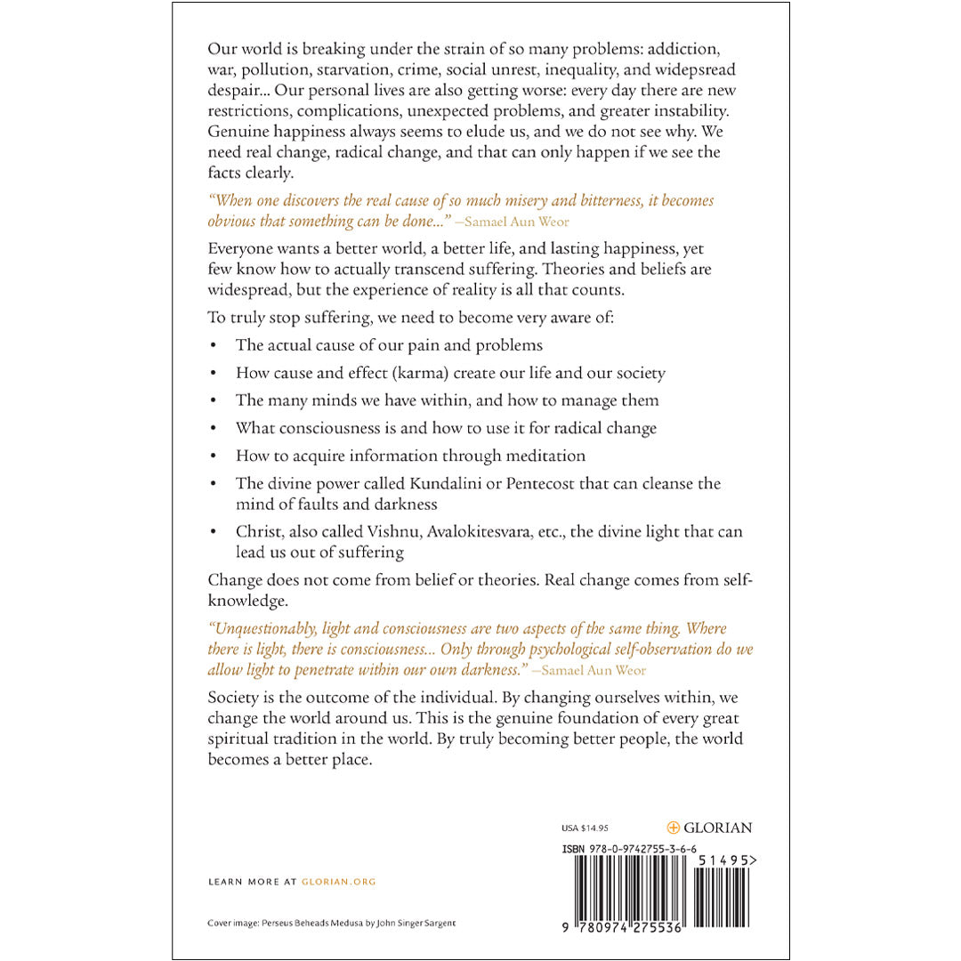 White background with black text. Featuring a discussion on global issues like social unrest and environmental challenges, Great Rebellion emphasizes the crucial role of self-awareness, meditation, karma, and spiritual awakening in driving societal change.